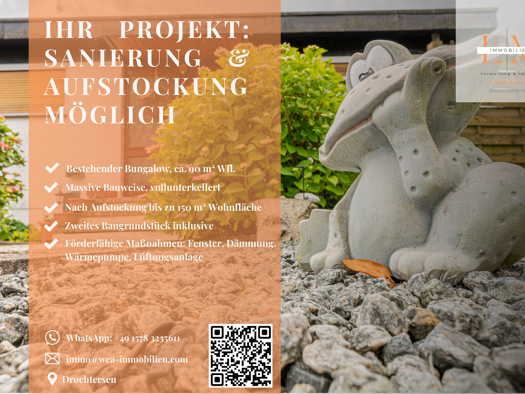 Einfamilienhaus zum Kauf 175.000 € 4 Zimmer 90 m² 906 m² Grundstück Drochtersen 21706