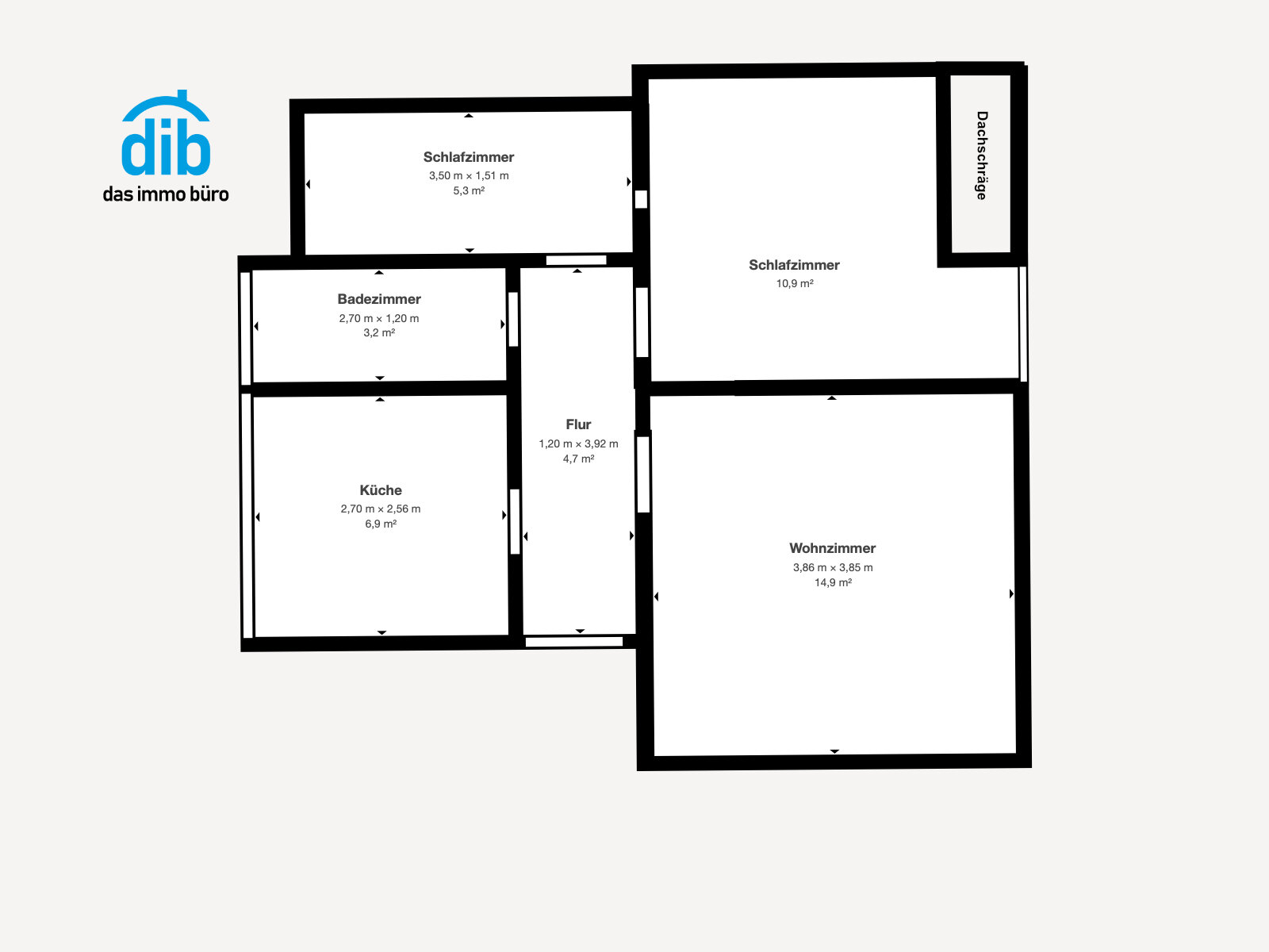 Wohnung zum Kauf 87.200 € 3 Zimmer 45 m²<br/>Wohnfläche 3.<br/>Geschoss Bad Oldesloe 23843