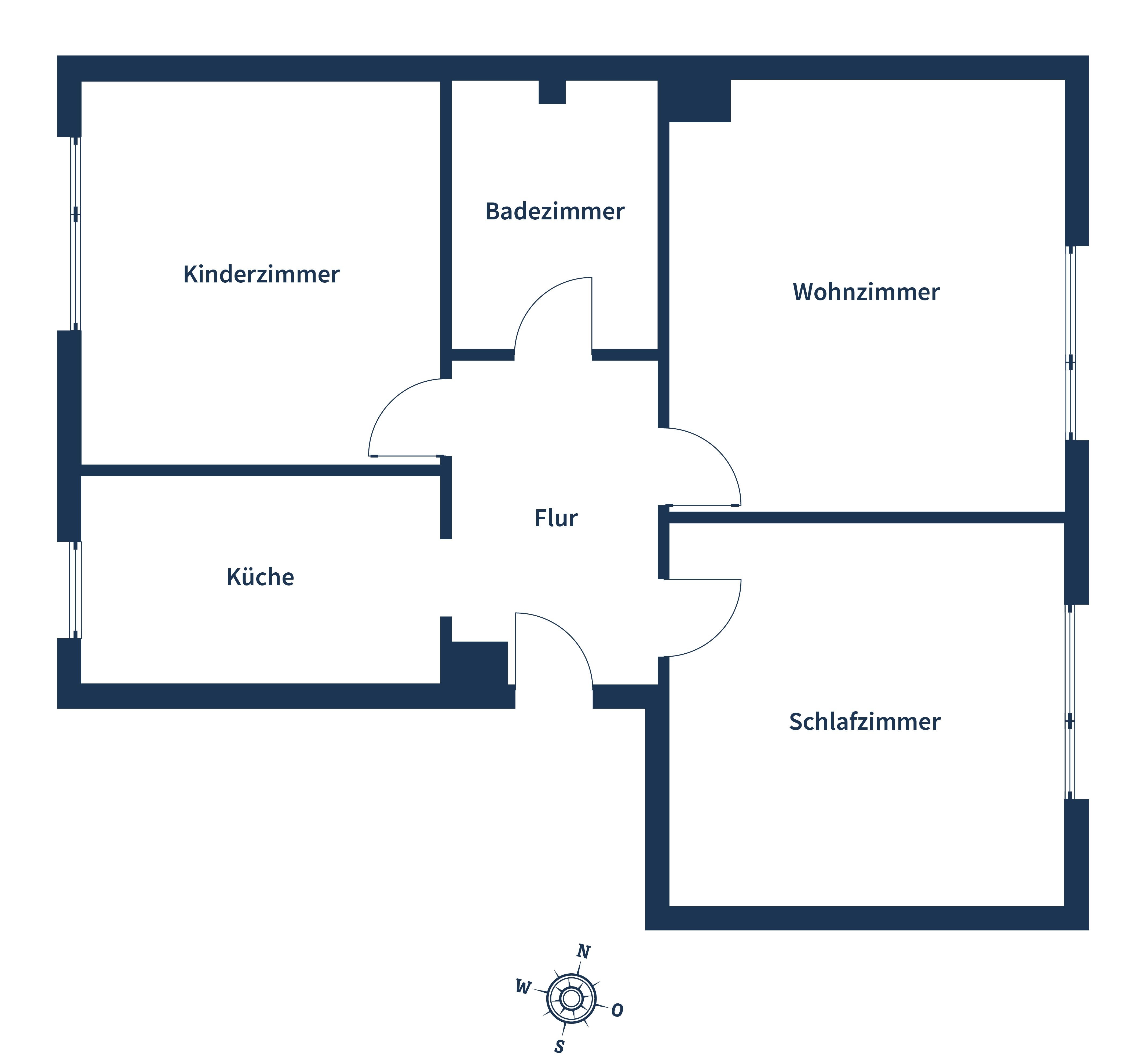 Wohnung zum Kauf 99.000 € 3 Zimmer 71 m²<br/>Wohnfläche 2.<br/>Geschoss Altendorf Essen 45143