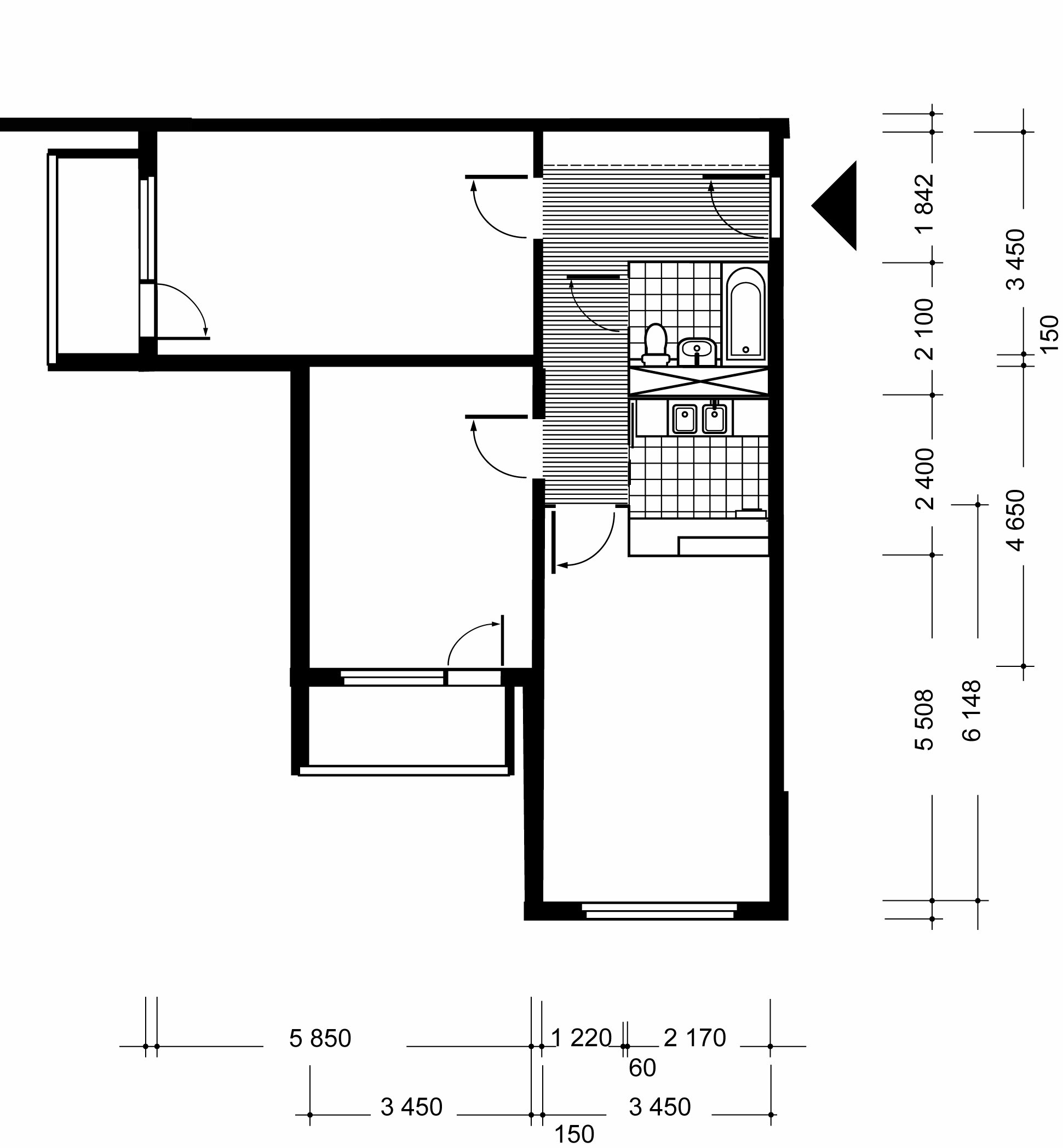 Wohnung zur Miete 513 € 3 Zimmer 79,2 m²<br/>Wohnfläche 15.<br/>Geschoss Alfred-Delp-Ring 24 Roter Berg Erfurt 99087