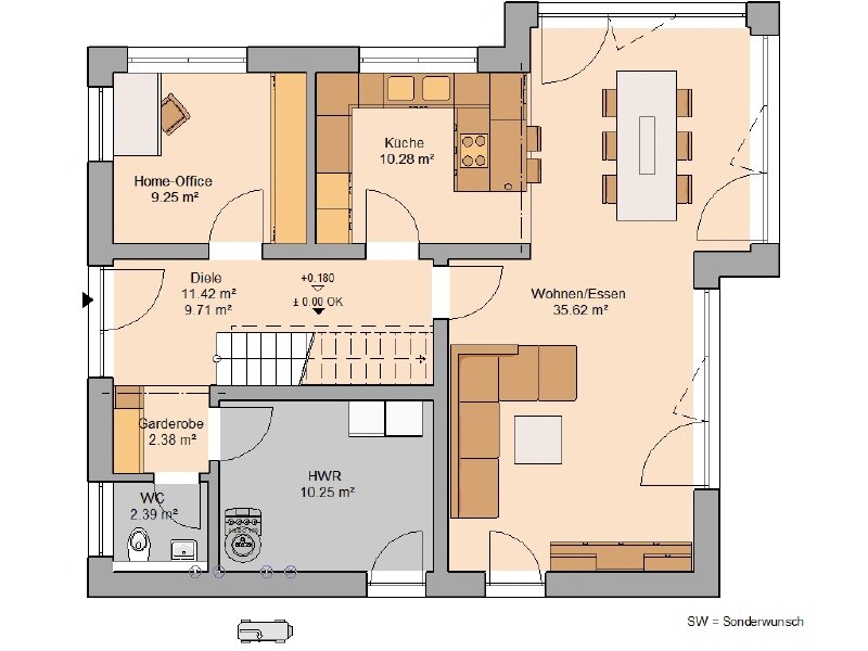 Einfamilienhaus zum Kauf provisionsfrei 552.900 € 5 Zimmer 154 m²<br/>Wohnfläche 819 m²<br/>Grundstück Osterweddingen Sülzetal 39171