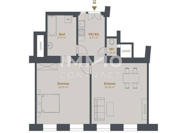 Wohnung zum Kauf provisionsfrei 230.000 € 2 Zimmer 69,5 m² Wien 1200
