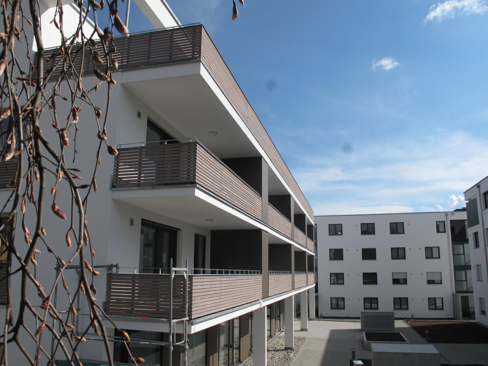 Wohnung zur Miete 1.300 € 4 Zimmer 106,8 m²<br/>Wohnfläche 1.<br/>Geschoss ab sofort<br/>Verfügbarkeit Bodenseestr. 4 W C 1.1 Ailingen 1 Friedrichshafen 88048