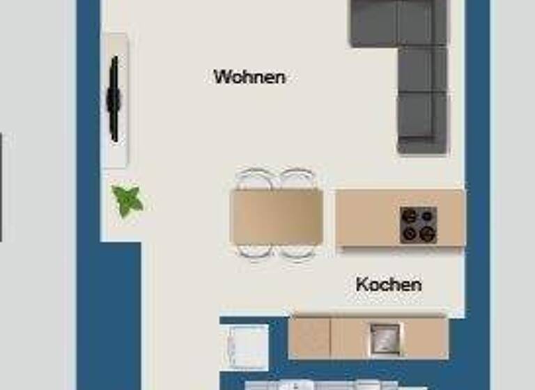 Terrassenwohnung zur Miete - Erstbezug 887 € 2 Zimmer 65,7 m² 1. Geschoss frei ab sofort Große Brauhausstr. 15 Altstadt Halle 06108
