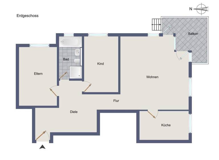 Wohnung zum Kauf 360.000 € 3 Zimmer 79 m² frei ab sofort Neuhausen 73765