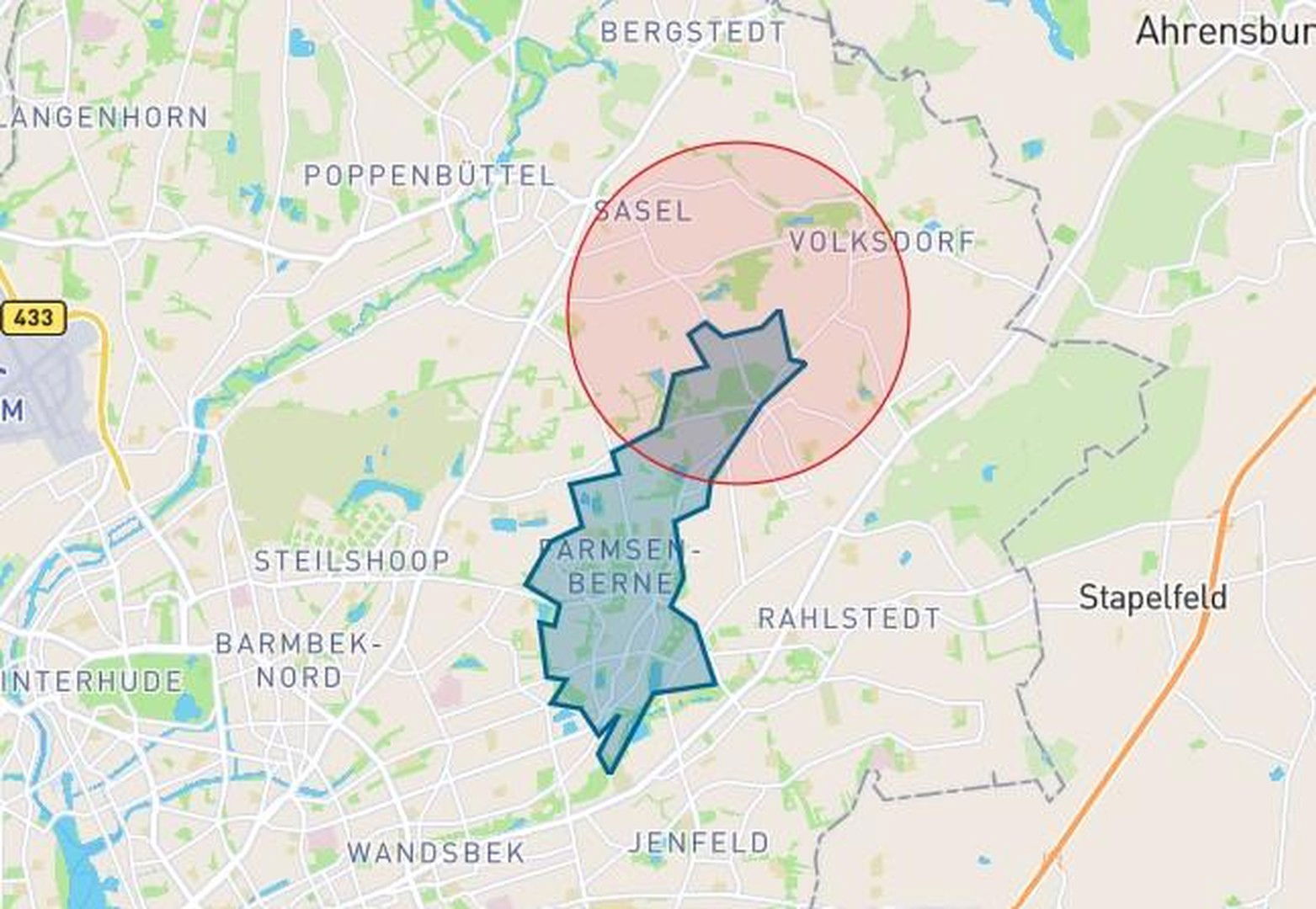 Grundstück zum Kauf provisionsfrei 699.000 € 1.098 m²<br/>Grundstück Farmsen - Berne Hamburg Berne/Sasel 22159