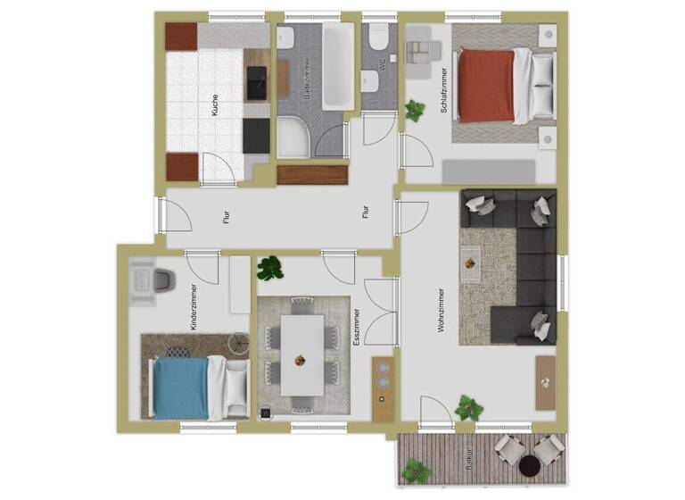 Wohnung zum Kauf 249.000 € 4 Zimmer 89 m² Biberach 88400