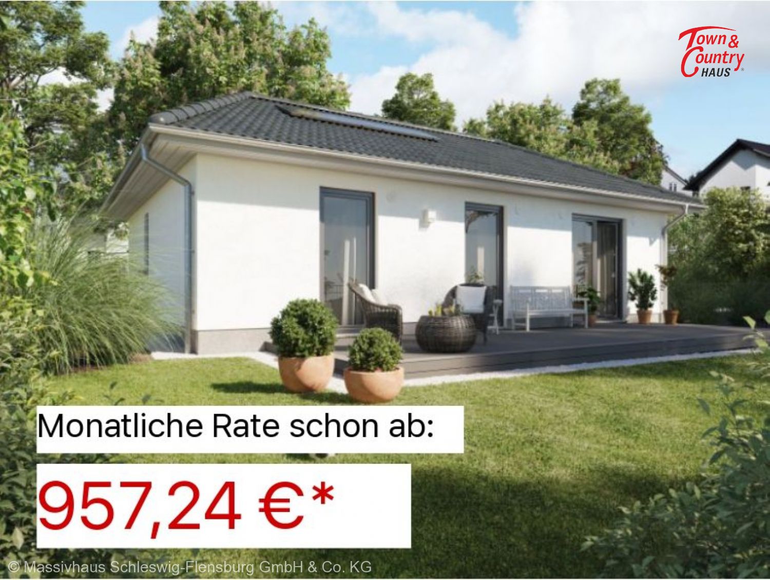 Bungalow zum Kauf provisionsfrei 237.836 € 3 Zimmer 76,8 m²<br/>Wohnfläche 677 m²<br/>Grundstück Hollingstedt 24876