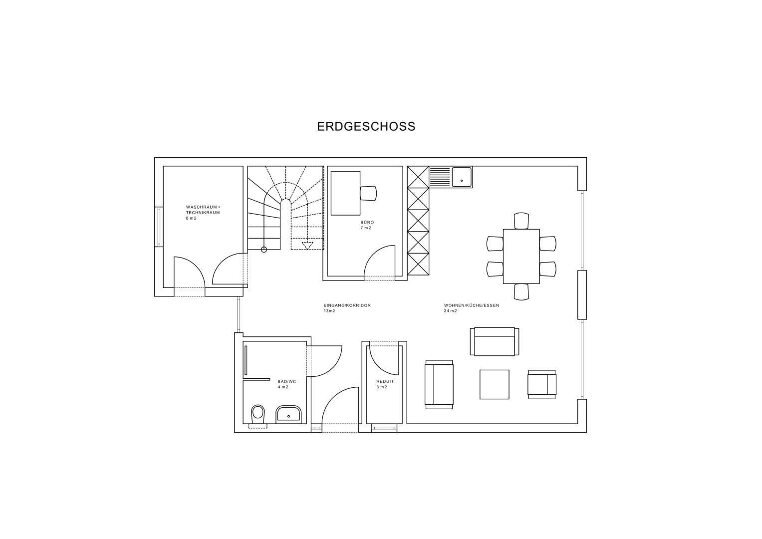 Einfamilienhaus zur Miete 1.750 € 4,5 Zimmer 130 m²<br/>Wohnfläche 550 m²<br/>Grundstück ab sofort<br/>Verfügbarkeit Schönkirchen-Reyersdorf 2241