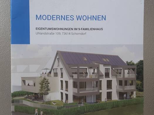 Wohnung zur Miete 1.160 € 4 Zimmer 88,5 m² Geschoss 2/3 frei ab 01.11.2026 Uhlandstraße 109 Schorndorf 73614
