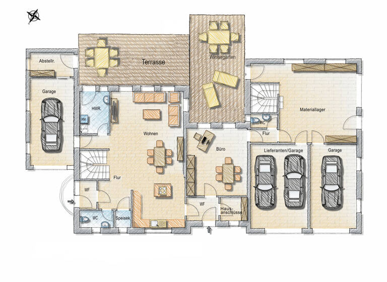 Haus zum Kauf 549.500 € 8 Zimmer 168 m²<br/>Wohnfläche 2.391 m²<br/>Grundstück Upschört Friedeburg 26446
