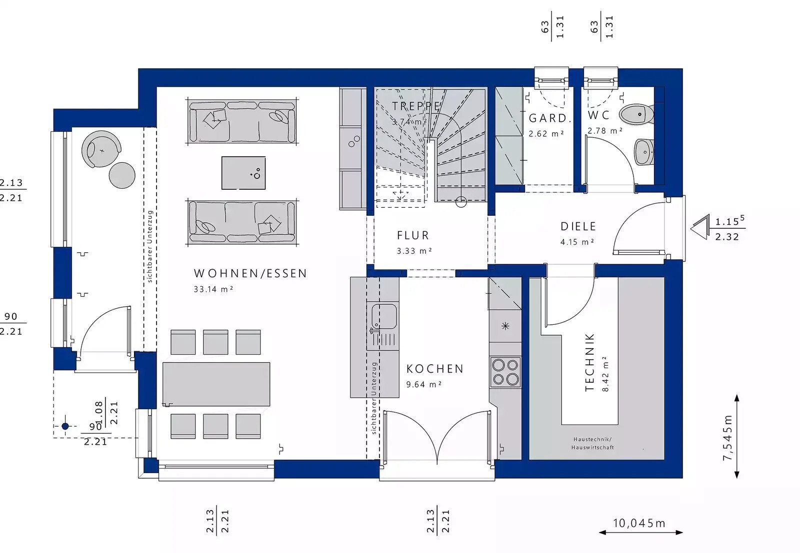 Haus zum Kauf 524.168 € 5 Zimmer 119 m²<br/>Wohnfläche 600 m²<br/>Grundstück Neviges-Tönisheide Velbert 42553