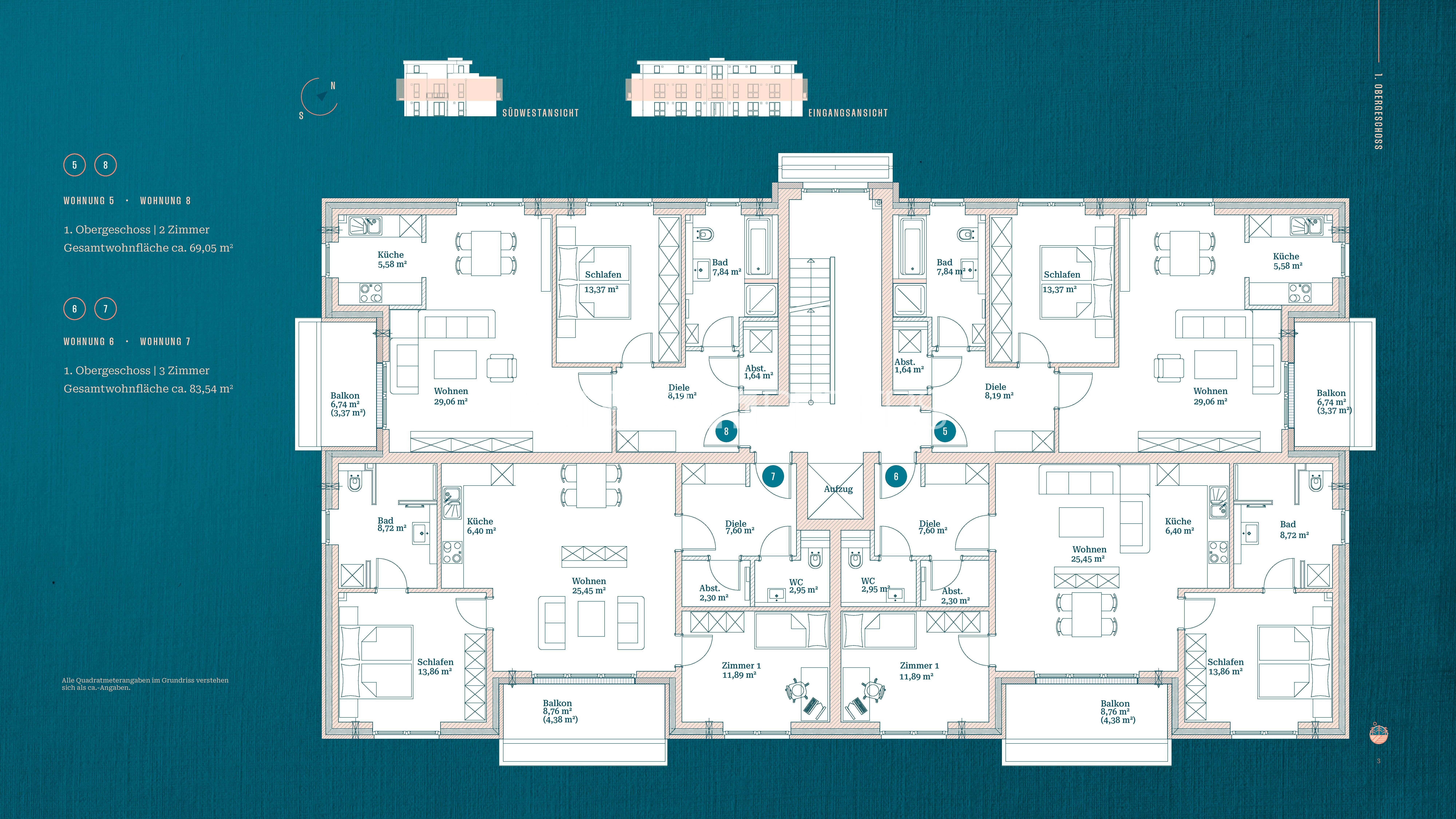 Wohnung zum Kauf provisionsfrei 349.000 € 2 Zimmer 69,1 m²<br/>Wohnfläche Schifferstraße 6 Neu Wulmstorf Neu Wulmstorf 21629