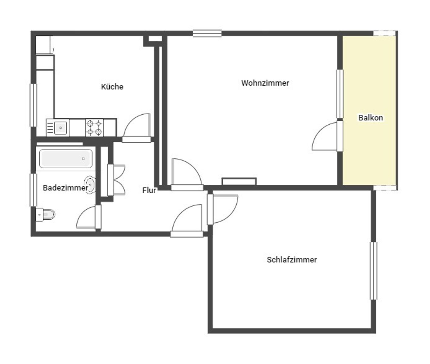 Wohnung zum Kauf 87.500 € 2 Zimmer 50,2 m²<br/>Wohnfläche 1.<br/>Geschoss Altenessen-Süd Essen 45326