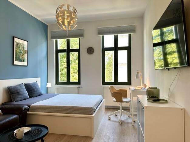 Wohnung zur Miete auf Zeit 800 € 1 Zimmer 26 m² frei ab 05.10.2026 Zentrum-Süd Mitte 04107