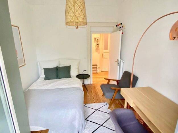 Studio zur Miete Wohnen auf Zeit 1.045 € 1 Zimmer 12 m² frei ab sofort Hoheluft-Ost Hamburg 20251