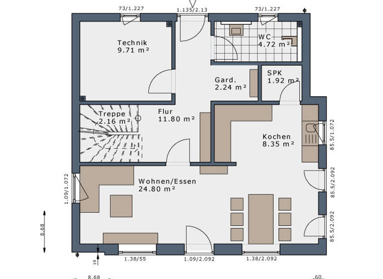 Einfamilienhaus zum Kauf provisionsfrei 555.819 € 4 Zimmer 128 m² 781 m² Grundstück Schenefeld 25560