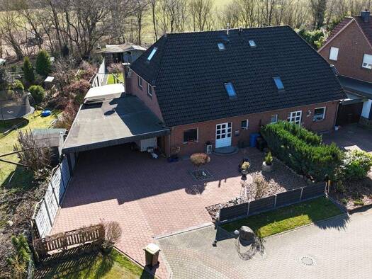 Doppelhaushälfte zum Kauf 525.000 € 4 Zimmer 121 m² 505 m² Grundstück frei ab sofort Am Vierberg 15a Emsen Rosengarten 21224