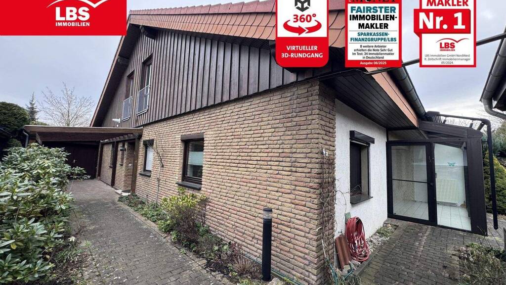 Doppelhaushälfte zum Kauf 359.000 € 6 Zimmer 169 m² 356 m² Grundstück Schloß Holte Schloß Holte-Stukenbrock 33758