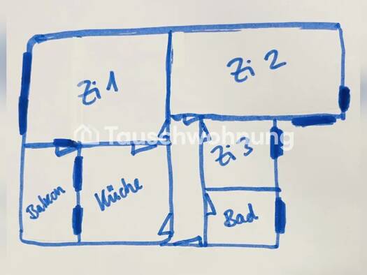 Wohnung zur Miete Tauschwohnung 900 € 3 Zimmer 84 m² 1. Geschoss Westend Charlottenburg-Wilmersdorf 10585
