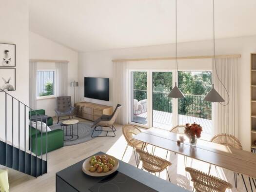 Wohnung zum Kauf - Neubau provisionsfrei 650.900 € 4 Zimmer 109 m² frei ab 01.10.2026 Tittmoninger Straße Laufen Laufen 83410