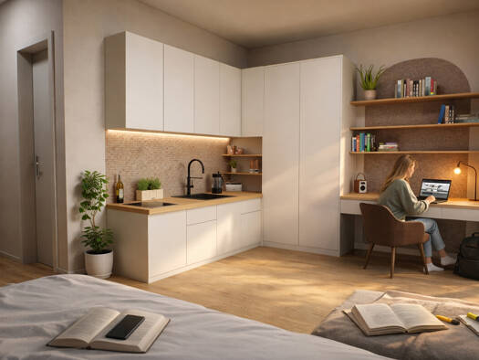 Studio zum Kauf - Erstbezug 145.467 € 1 Zimmer 23,1 m² 2. Geschoss Eberswalde Eberswalde 16225