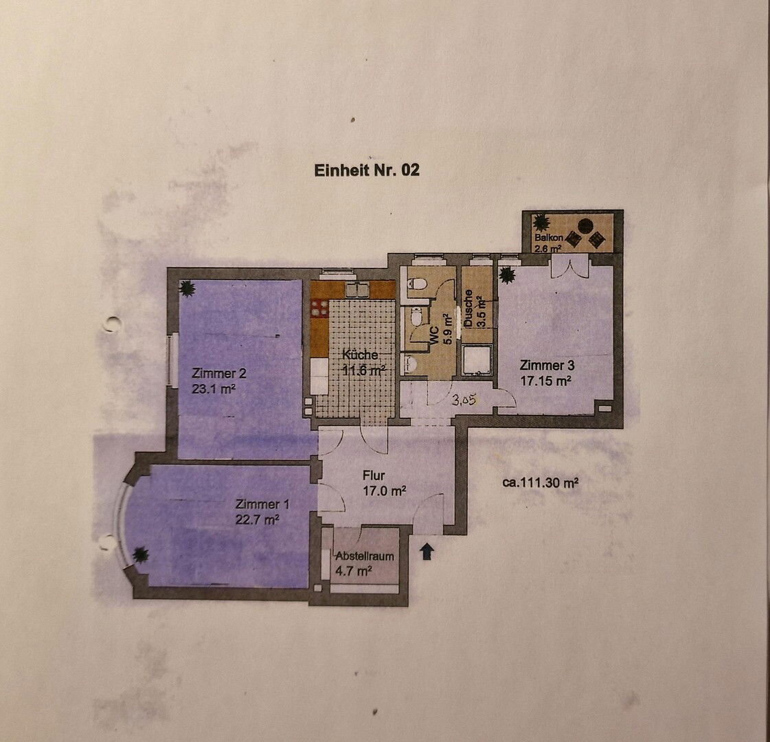 Bürofläche zur Miete provisionsfrei 1.500 € 111,5 m²<br/>Bürofläche Südvorstadt-West (Bayreuther Str.-Ost) Dresden 01187