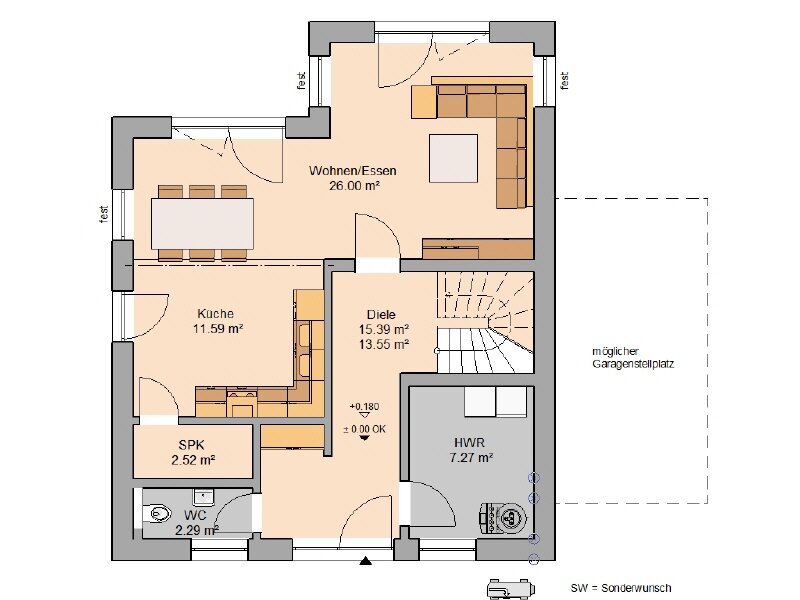 Einfamilienhaus zum Kauf 436.885 € 4 Zimmer 125 m²<br/>Wohnfläche 1.887 m²<br/>Grundstück Kranichfeld Kranichfeld 99448