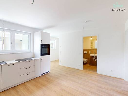 Wohnung zur Miete - Erstbezug 1.245 € 2,5 Zimmer 62,7 m² 1. Geschoss Rheinstraße 25 Darmstadt Darmstadt 64283