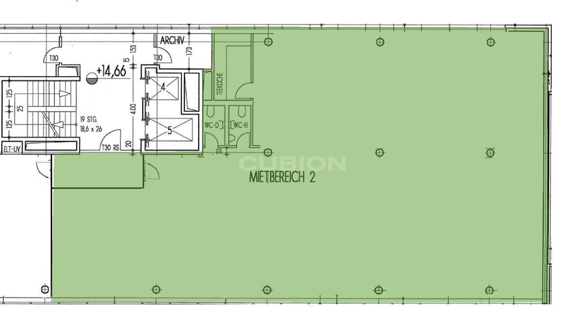 Bürofläche zur Miete provisionsfrei 11 € 240 m²<br/>Bürofläche ab 240 m²<br/>Teilbarkeit Schützenbahn 60 Ostviertel Essen 45127