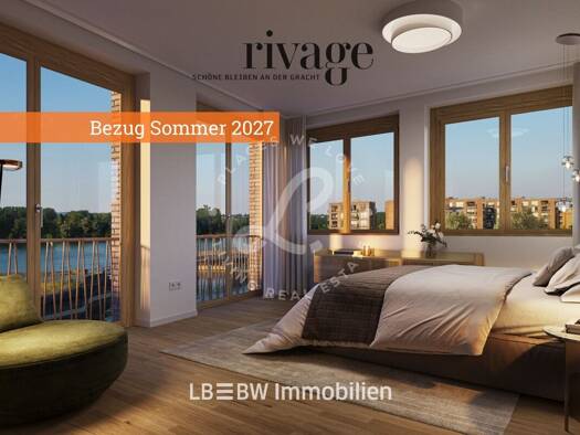 Wohnung zum Kauf - Neubau provisionsfrei 879.900 € 3 Zimmer 109,1 m² 1. Geschoss An den Grachten 3 Neustadt Mainz 55120
