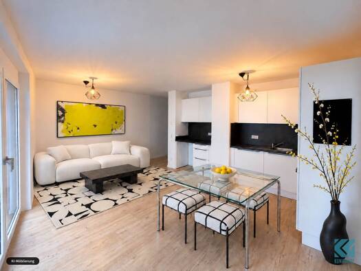 Wohnung zur Miete 865 € 2 Zimmer 47,2 m² EG frei ab sofort Kunigundenstraße 9 St Leonhard Nürnberg 90439