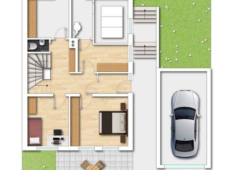 Doppelhaushälfte zum Kauf 189.000 € 4 Zimmer 99 m² 330 m² Grundstück Illerberg Vöhringen-Illerberg 89269