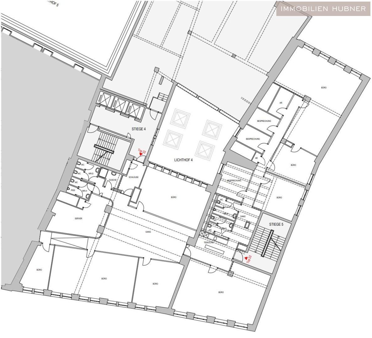 Bürofläche zur Miete 15.304 € 8 Zimmer 638 m²<br/>Bürofläche Wien 1010