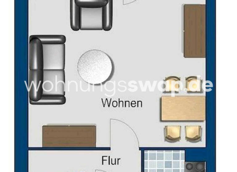 Studio zur Miete Tauschwohnung 600 € 1 Zimmer 35 m² 1. Geschoss Schöneberg Berlin 12157