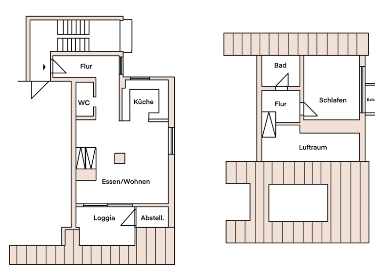 Maisonette zur Miete 1.480 € 2,5 Zimmer 85 m² 2. Geschoss frei ab sofort Steinpilzweg 8 Schönberg Stuttgart Schönberg 70599