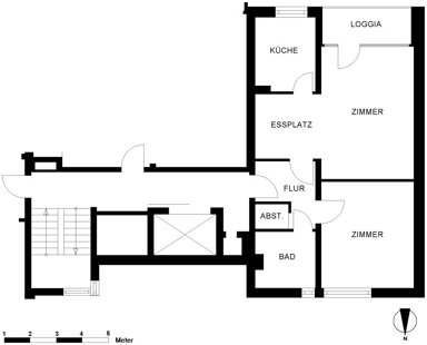 Wohnung zur Miete 480 € 2 Zimmer 60,9 m² 5. Geschoss frei ab 01.03.2025 Otto-Suhr-Straße 17 Kaspersweg Oldenburg 26131