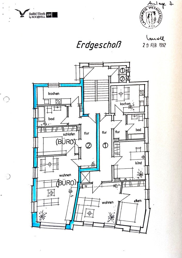 Wohnung zum Kauf 66.900 € 3 Zimmer 68 m²<br/>Wohnfläche EG<br/>Geschoss Blankenburg Blankenburg (Harz) 38889