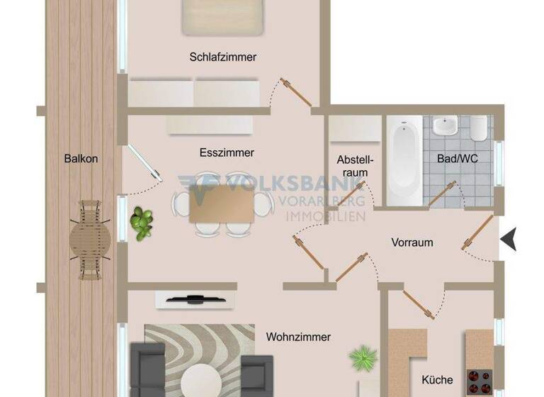 Wohnung zum Kauf 291.463 € 3,5 Zimmer 67,9 m² Römerstraße 26 Bregenz 6900