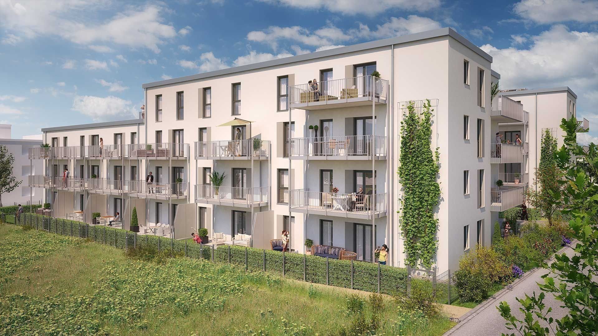 Wohnung zum Kauf provisionsfrei 453.932 € 3 Zimmer 86,9 m²<br/>Wohnfläche 3.<br/>Geschoss ab sofort<br/>Verfügbarkeit Van-Gogh-Straße Kornburg / Worzeldorf Nürnberg 90455