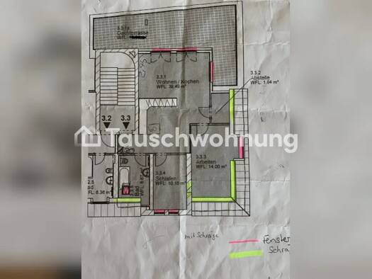 Wohnung zur Miete Tauschwohnung 1.350 € 4 Zimmer 121 m² 3. Geschoss Potsdam West Potsdam 14471