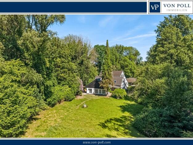 Einfamilienhaus zum Kauf 1.290.000 € 7 Zimmer 257 m² 7.350 m² Grundstück Hubbelrath Düsseldorf 40629