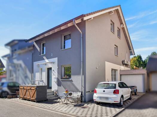 Doppelhaushälfte zum Kauf 569.000 € 6 Zimmer 164 m² 307 m² Grundstück Würmersheim Durmersheim 76448