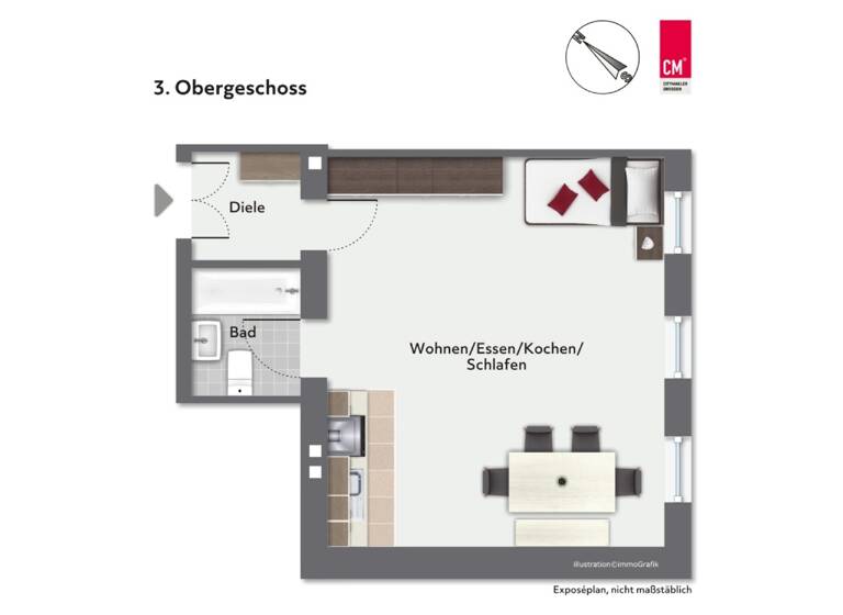 Wohnung zum Kauf 99.900 € 1 Zimmer 39,4 m²<br/>Wohnfläche Plauen Dresden 01187