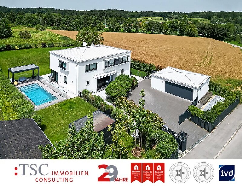 Einfamilienhaus zur Miete 8.000 € 7 Zimmer 291 m²<br/>Wohnfläche 1.351 m²<br/>Grundstück Söcking Starnberg 82319