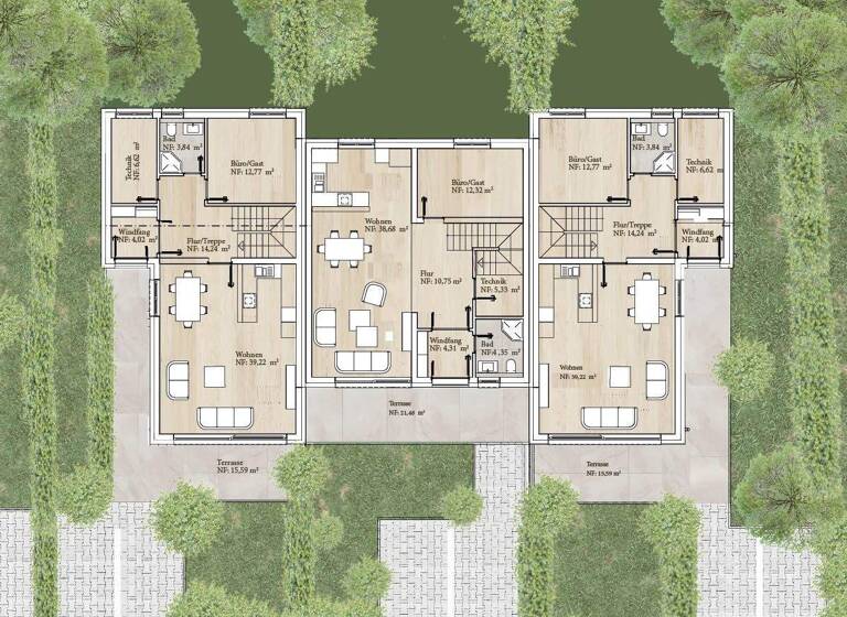 Reihenendhaus zum Kauf provisionsfrei 499.000 € 4 Zimmer 151 m² frei ab 01.03.2027 Löschenrod Eichenzell 36124