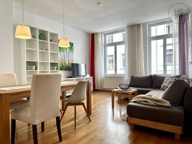 Wohnung zur Miete auf Zeit 1.200 € 2 Zimmer 60 m² frei ab sofort Zentrum-West Mitte 04109