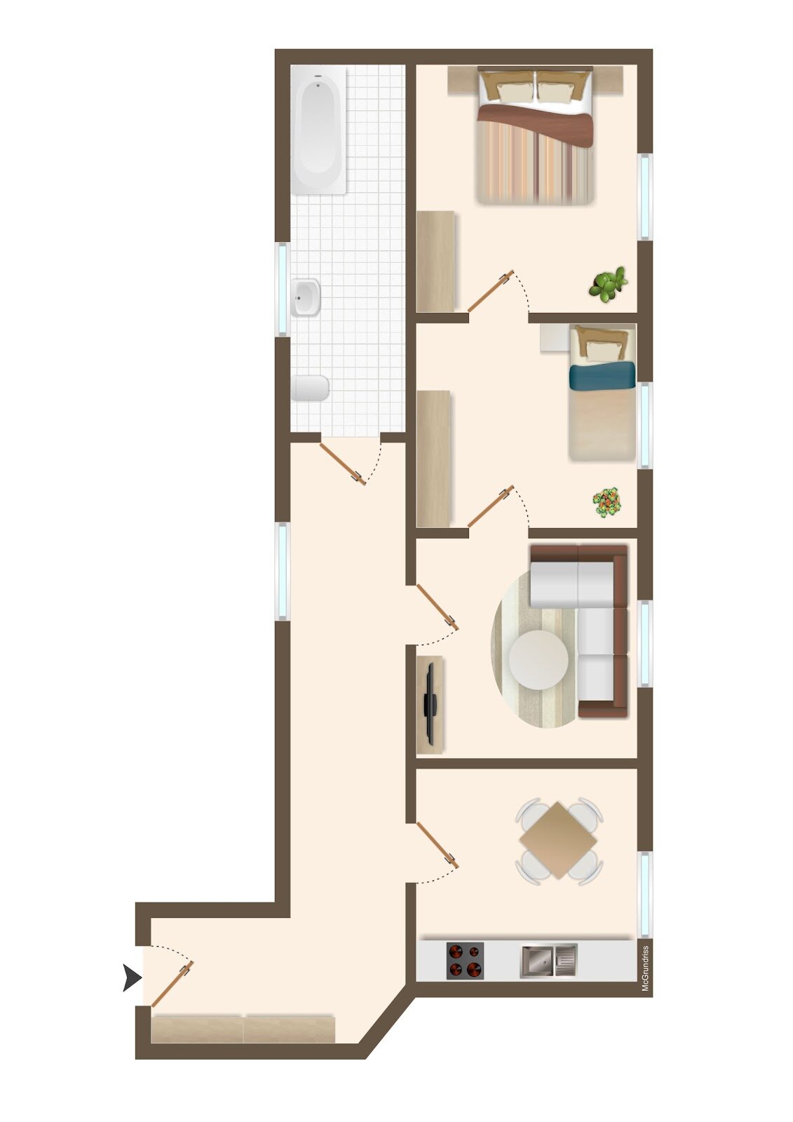 Wohnung zur Miete 826 € 2 Zimmer 71 m²<br/>Wohnfläche 4.<br/>Geschoss 01.02.2025<br/>Verfügbarkeit Franklinstr. 60 Pempelfort Düsseldorf 40479