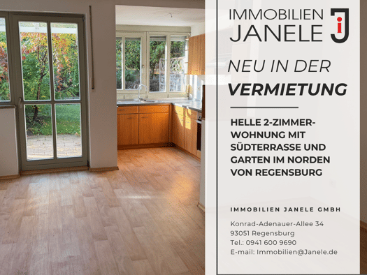 Wohnung zur Miete 500 € 2 Zimmer 50 m² frei ab sofort Konradsiedlung-Wutzlhofen Regensburg 93057