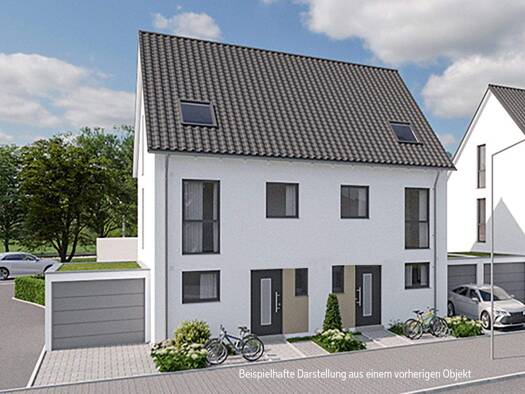 Doppelhaushälfte zum Kauf - Erstbezug 519.900 € 5 Zimmer 125,3 m² 225,2 m² Grundstück Görlitzer Straße 1 Hainstadt Hainburg 63512